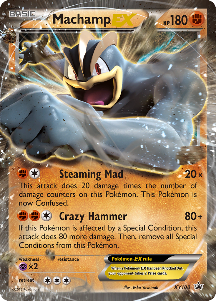 Machamp EX (XY108) [XY: Black Star Promos] | Game Master's Emporium (The New GME)