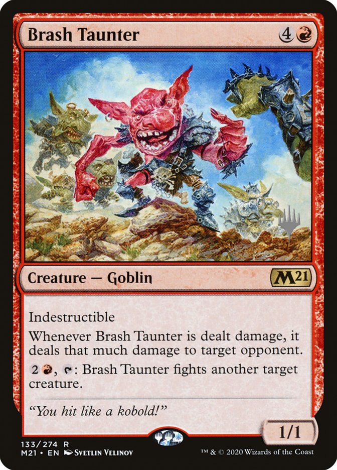 Brash Taunter (Promo Pack) [Core Set 2021 Promos] | Game Master's Emporium (The New GME)