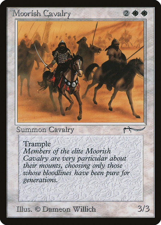 Moorish Cavalry (Dark Mana Cost) [Arabian Nights] | Game Master's Emporium (The New GME)