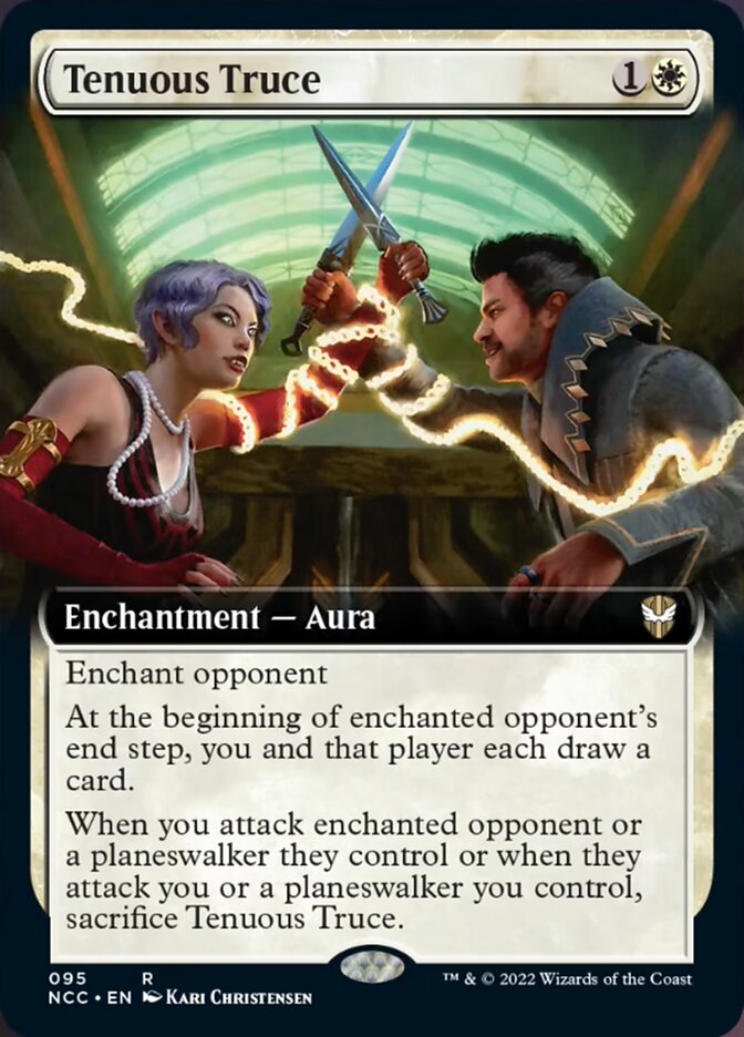 Tenuous Truce (Extended Art) [Streets of New Capenna Commander] | Game Master's Emporium (The New GME)