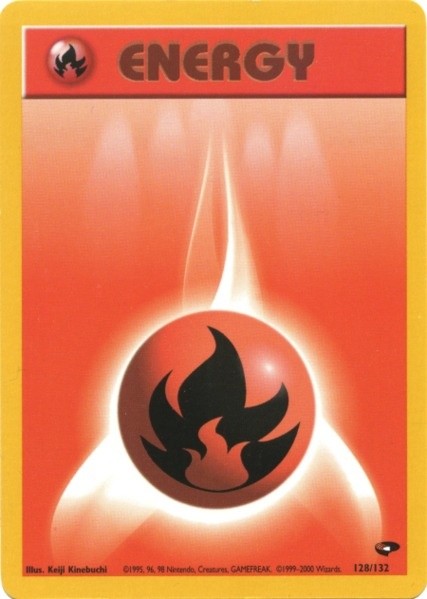 Fire Energy (128/132) [Gym Challenge Unlimited] | Game Master's Emporium (The New GME)