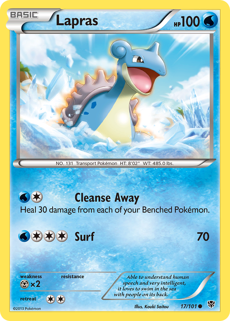 Lapras (17/101) [Black & White: Plasma Blast] | Game Master's Emporium (The New GME)