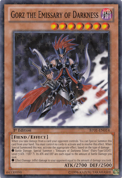 Gorz the Emissary of Darkness [BP01-EN014] Starfoil Rare | Game Master's Emporium (The New GME)