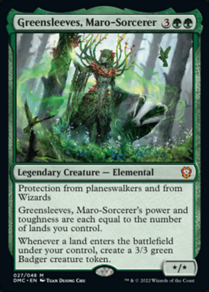 Greensleeves, Maro-Sorcerer [Dominaria United Commander] | Game Master's Emporium (The New GME)