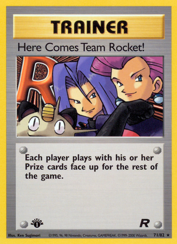 Here Comes Team Rocket! (71/82) [Team Rocket 1st Edition] | Game Master's Emporium (The New GME)