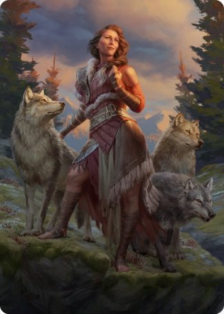 Arlinn, the Pack's Hope 1 Art Card [Innistrad: Midnight Hunt Art Series] | Game Master's Emporium (The New GME)