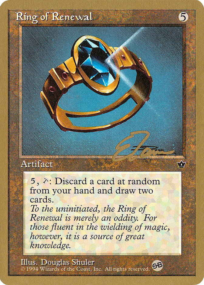 Ring of Renewal (Eric Tam) (SB) [Pro Tour Collector Set] | Game Master's Emporium (The New GME)