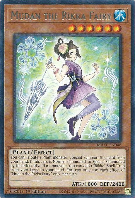 Mudan the Rikka Fairy [MAZE-EN048] Rare | Game Master's Emporium (The New GME)