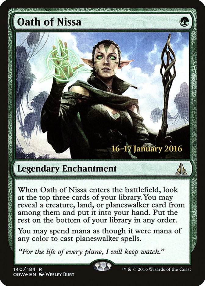 Oath of Nissa [Oath of the Gatewatch Prerelease Promos] | Game Master's Emporium (The New GME)
