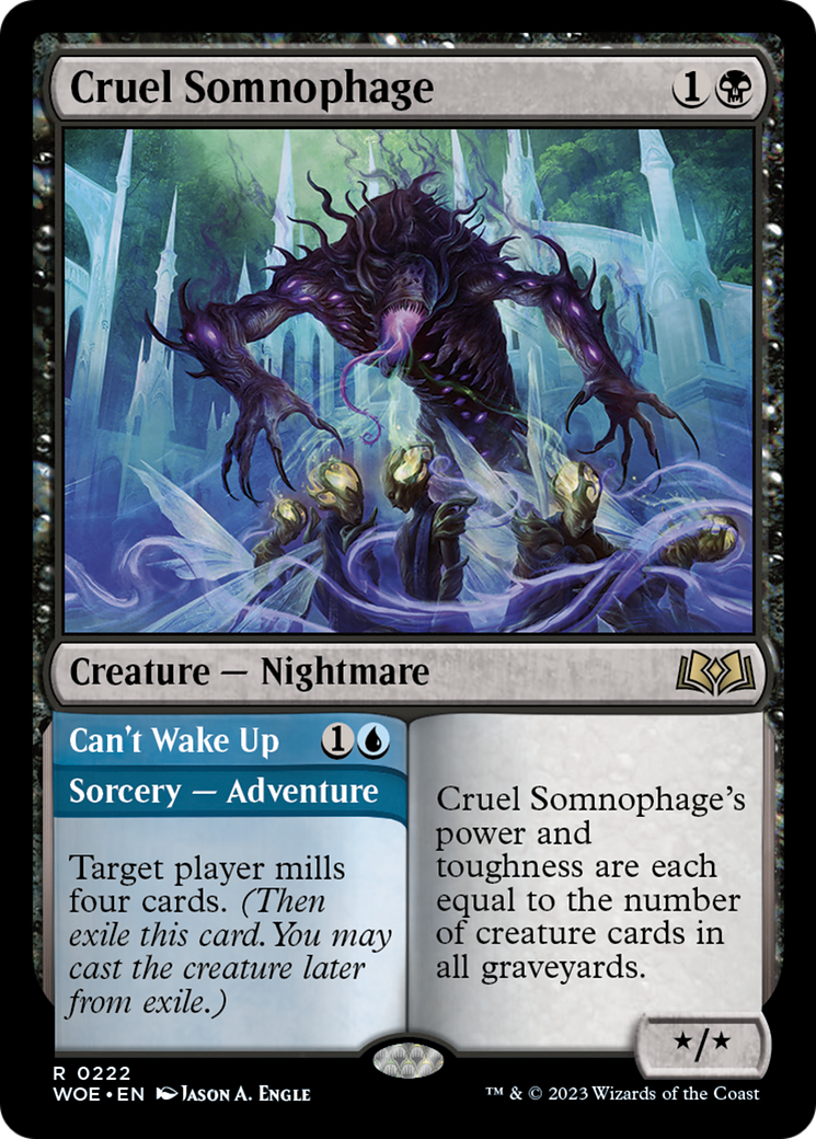 Cruel Somnophage // Can't Wake Up [Wilds of Eldraine] | Game Master's Emporium (The New GME)