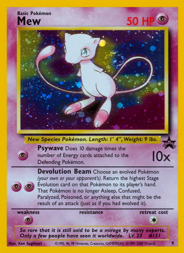 Mew (9) [Wizards of the Coast: Black Star Promos] | Game Master's Emporium (The New GME)