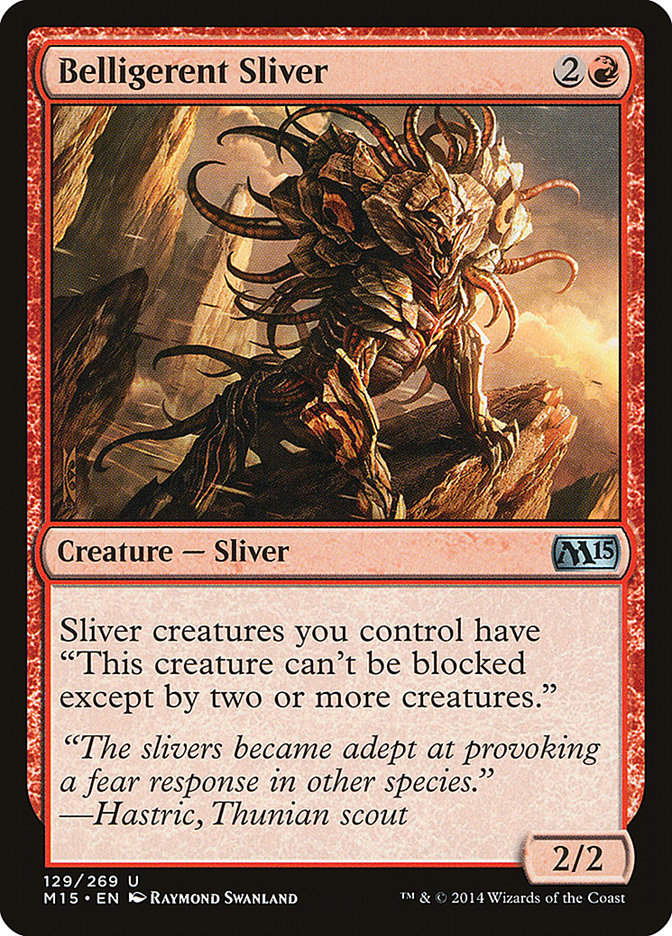 Belligerent Sliver [Magic 2015] | Game Master's Emporium (The New GME)