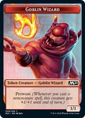 Goblin Wizard // Knight Double-Sided Token [Core Set 2021 Tokens] | Game Master's Emporium (The New GME)