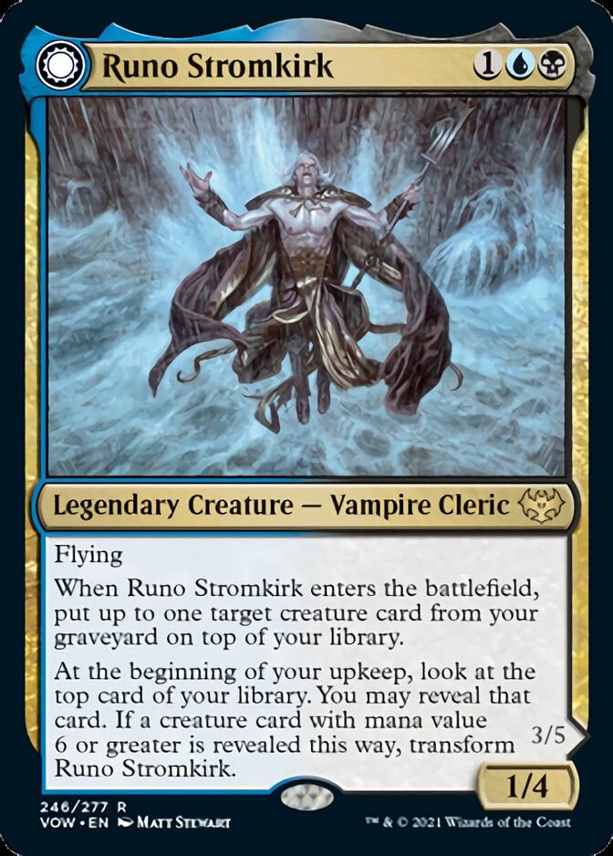 Runo Stromkirk // Krothuss, Lord of the Deep [Innistrad: Crimson Vow] | Game Master's Emporium (The New GME)