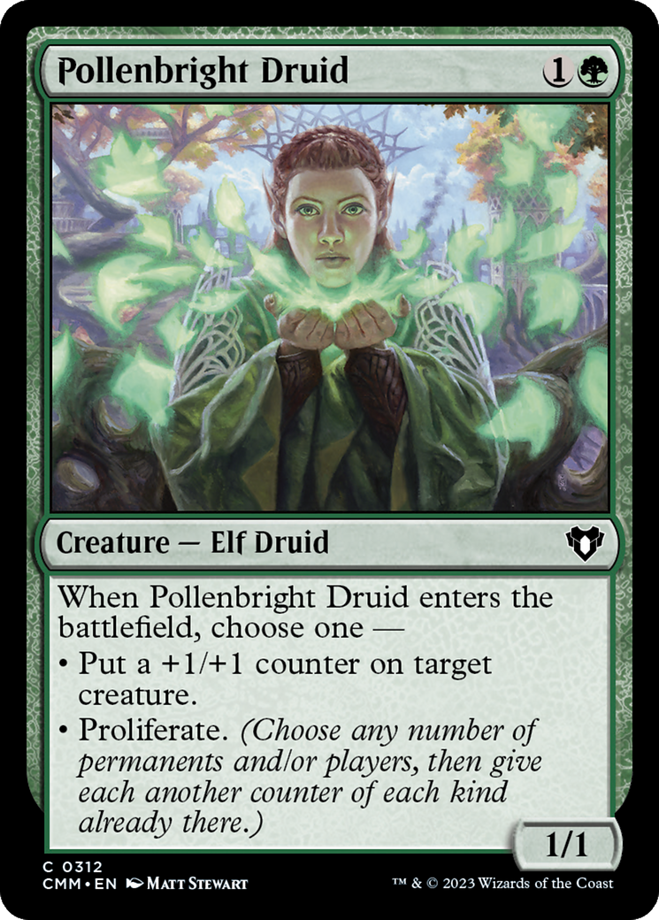 Pollenbright Druid [Commander Masters] | Game Master's Emporium (The New GME)