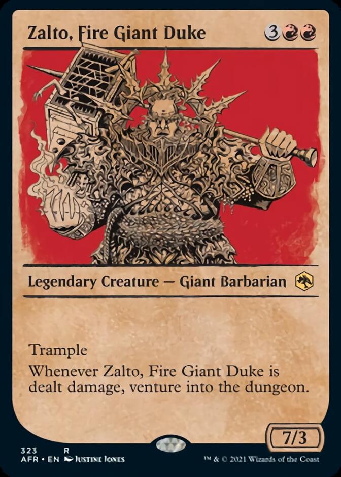Zalto, Fire Giant Duke (Showcase) [Dungeons & Dragons: Adventures in the Forgotten Realms] | Game Master's Emporium (The New GME)