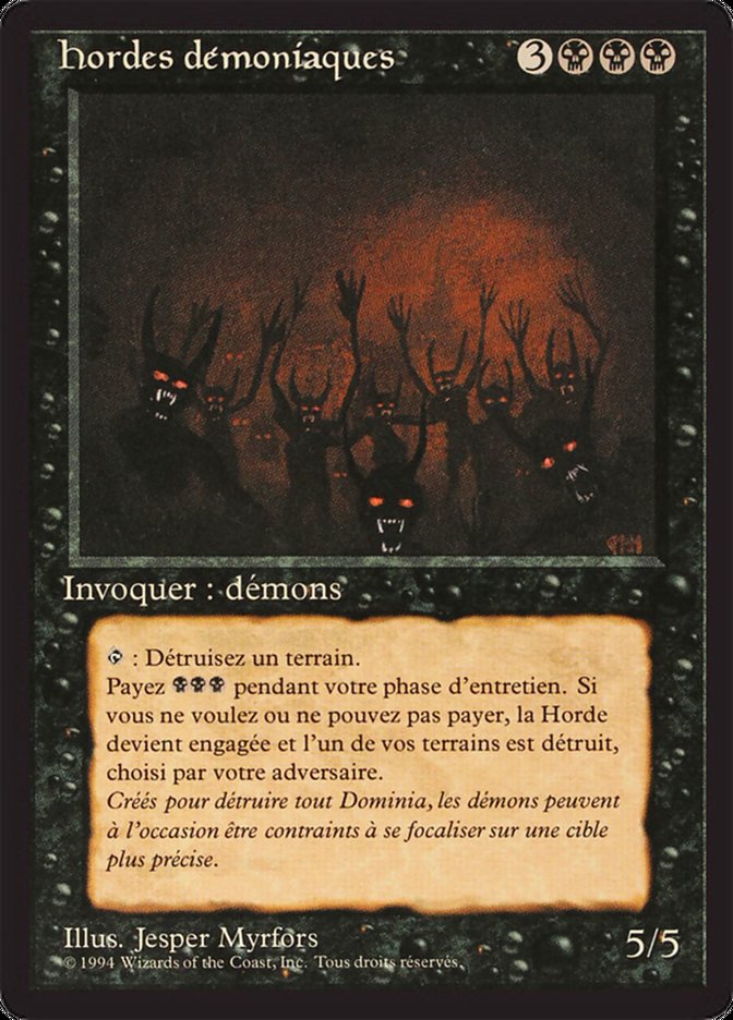 Demonic Hordes [Foreign Black Border] | Game Master's Emporium (The New GME)