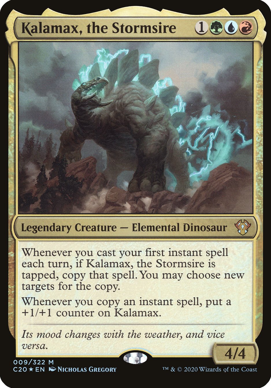Kalamax, the Stormsire (Oversized) [Commander 2020 Oversized] | Game Master's Emporium (The New GME)