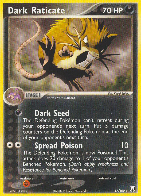 Dark Raticate (17/109) [EX: Team Rocket Returns] | Game Master's Emporium (The New GME)