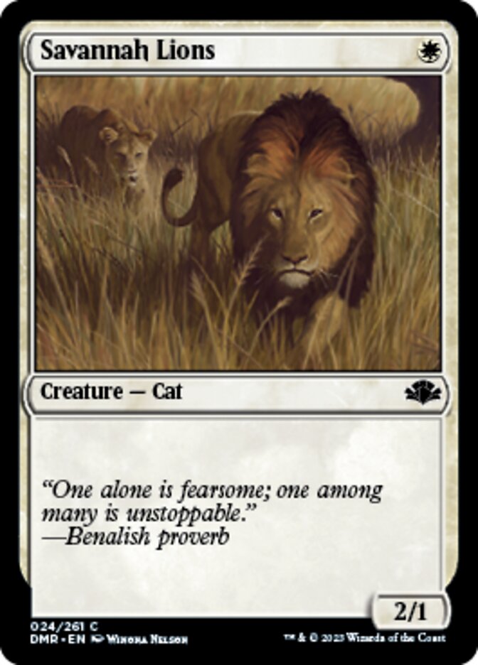 Savannah Lions [Dominaria Remastered] | Game Master's Emporium (The New GME)