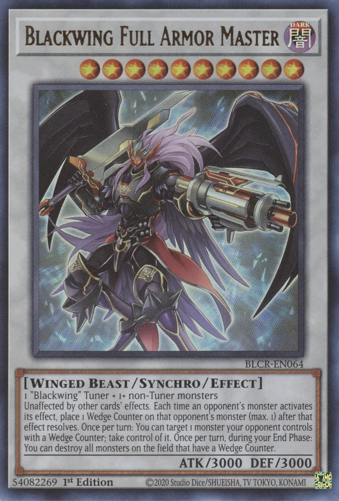 Blackwing Full Armor Master [BLCR-EN064] Ultra Rare | Game Master's Emporium (The New GME)