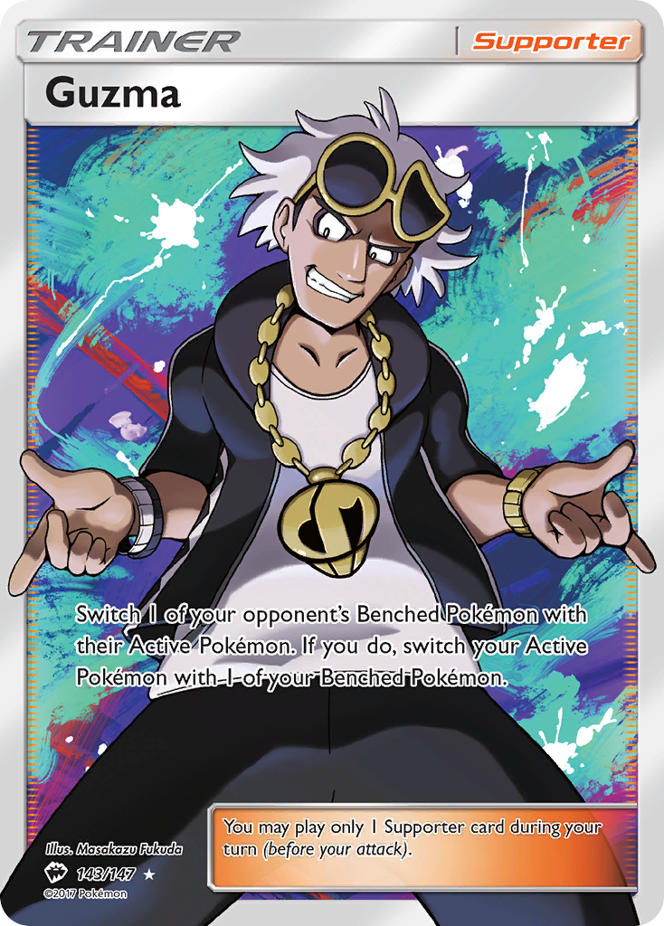 Guzma (143/147) [Sun & Moon: Burning Shadows] | Game Master's Emporium (The New GME)