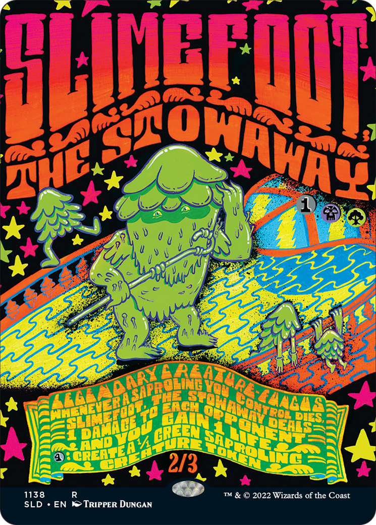 Slimefoot, the Stowaway (Borderless) [Secret Lair Drop Series] | Game Master's Emporium (The New GME)