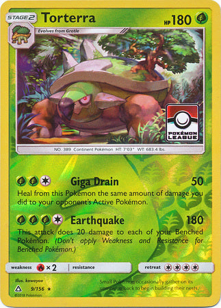 Torterra (9/156) (League Promo) [Sun & Moon: Ultra Prism] | Game Master's Emporium (The New GME)