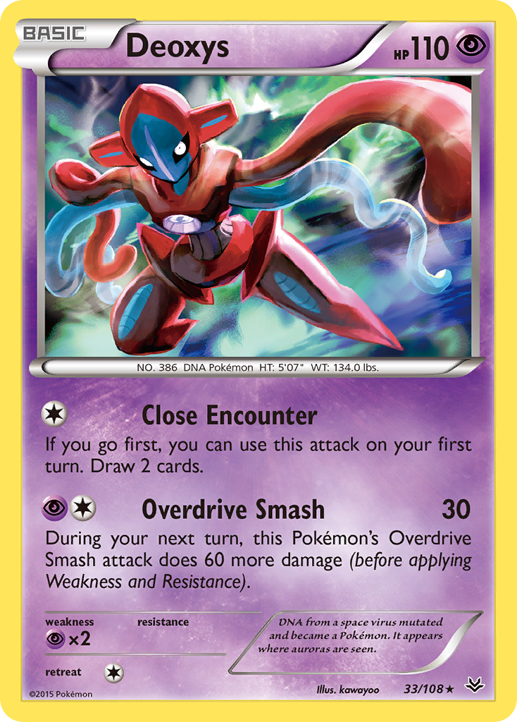 Deoxys (33/108) [XY: Roaring Skies] | Game Master's Emporium (The New GME)