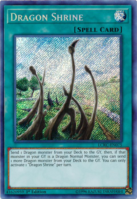 Dragon Shrine [LCKC-EN075] Secret Rare | Game Master's Emporium (The New GME)