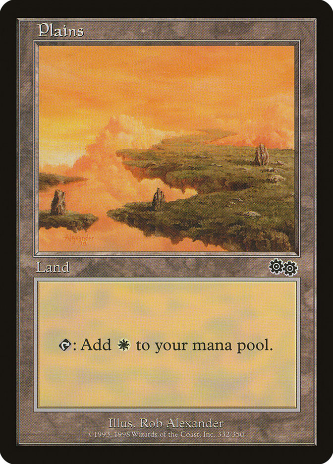 Plains (332) [Urza's Saga] | Game Master's Emporium (The New GME)