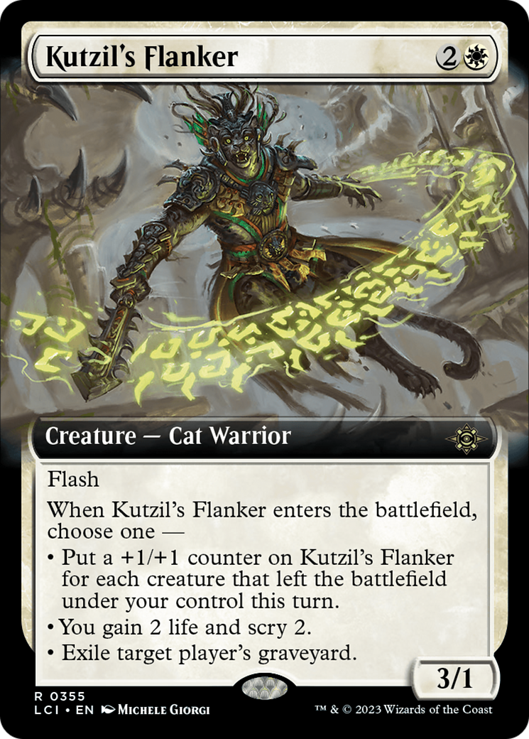 Kutzil's Flanker (Extended Art) [The Lost Caverns of Ixalan] | Game Master's Emporium (The New GME)