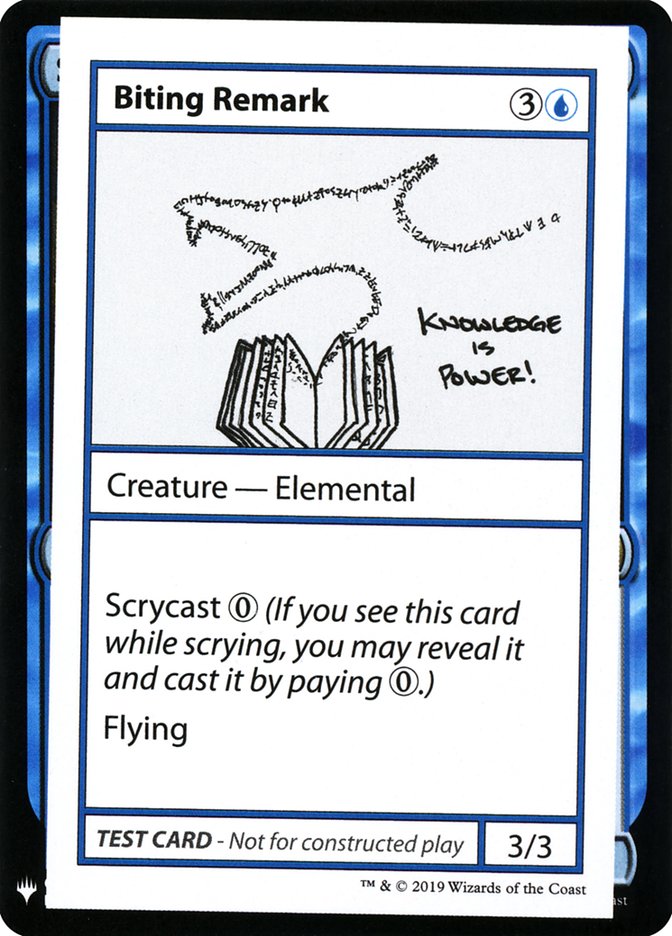 Biting Remark [Mystery Booster Playtest Cards] | Game Master's Emporium (The New GME)
