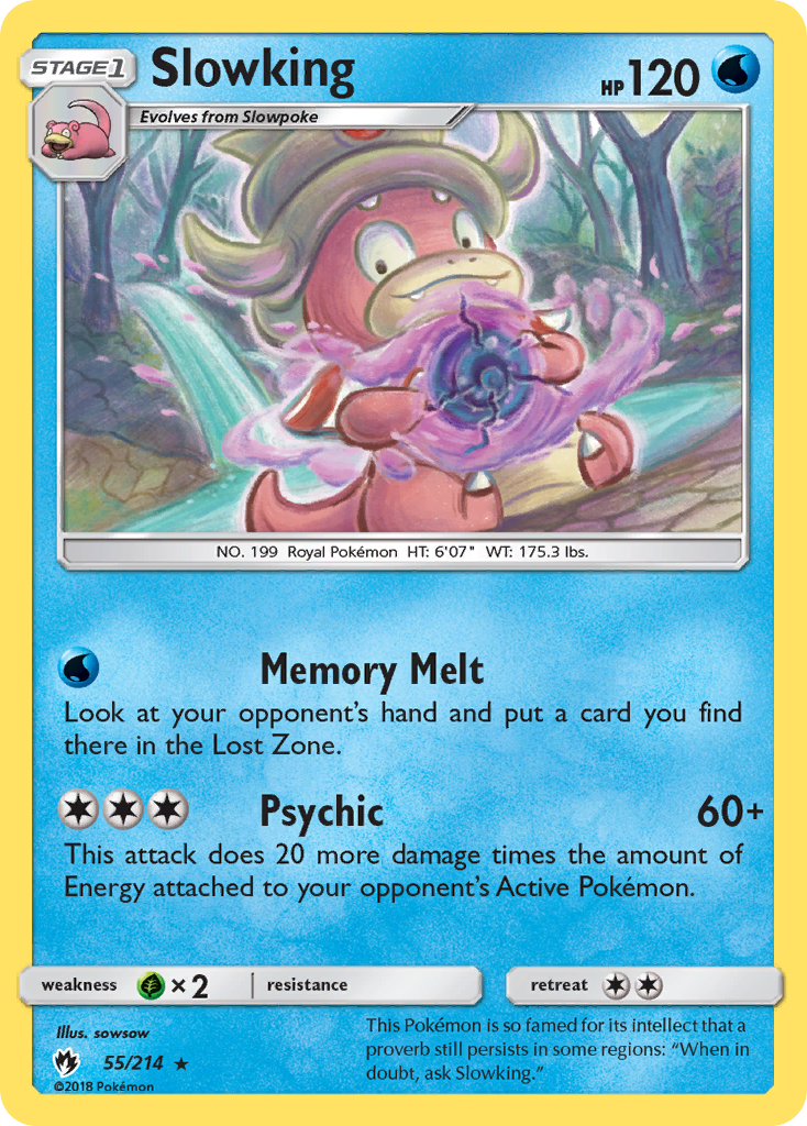 Slowking (55/214) [Sun & Moon: Lost Thunder] | Game Master's Emporium (The New GME)