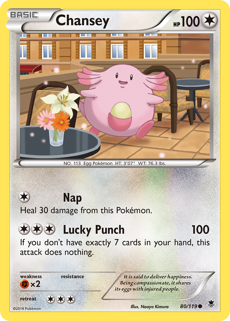Chansey (80/119) [XY: Phantom Forces] | Game Master's Emporium (The New GME)