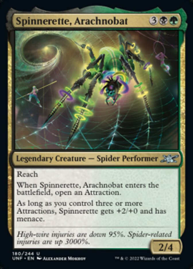 Spinnerette, Arachnobat [Unfinity] | Game Master's Emporium (The New GME)