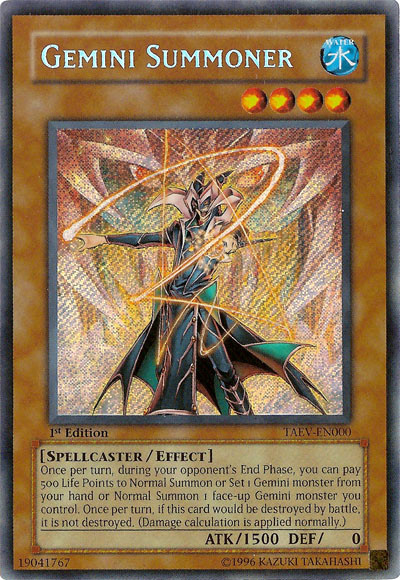 Gemini Summoner [TAEV-EN000] Secret Rare | Game Master's Emporium (The New GME)