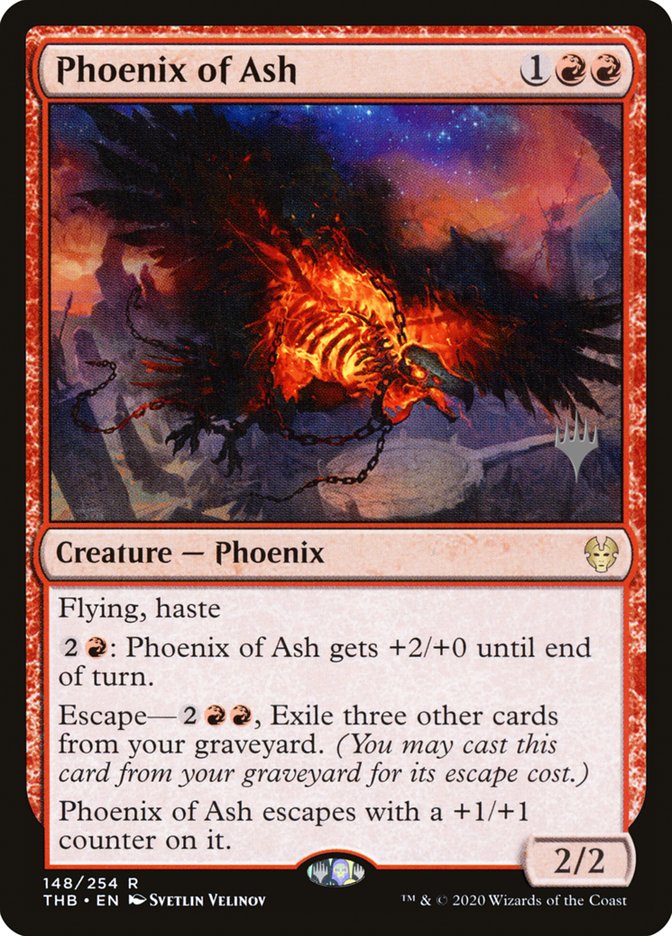 Phoenix of Ash (Promo Pack) [Theros Beyond Death Promos] | Game Master's Emporium (The New GME)