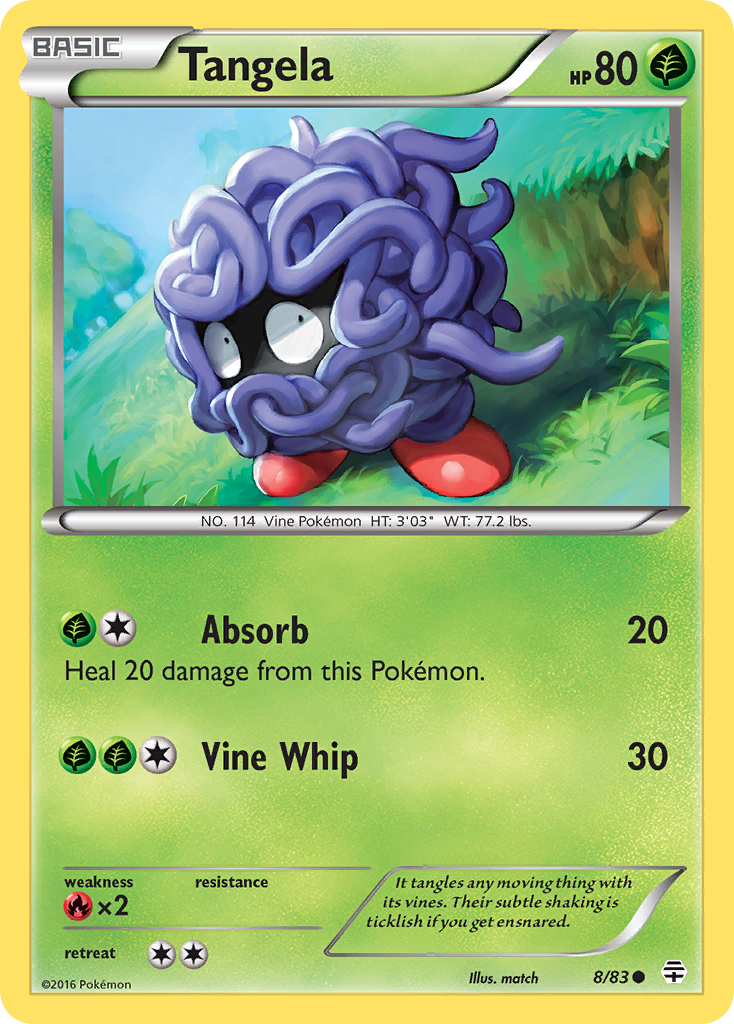 Tangela (8/83) [XY: Generations] | Game Master's Emporium (The New GME)