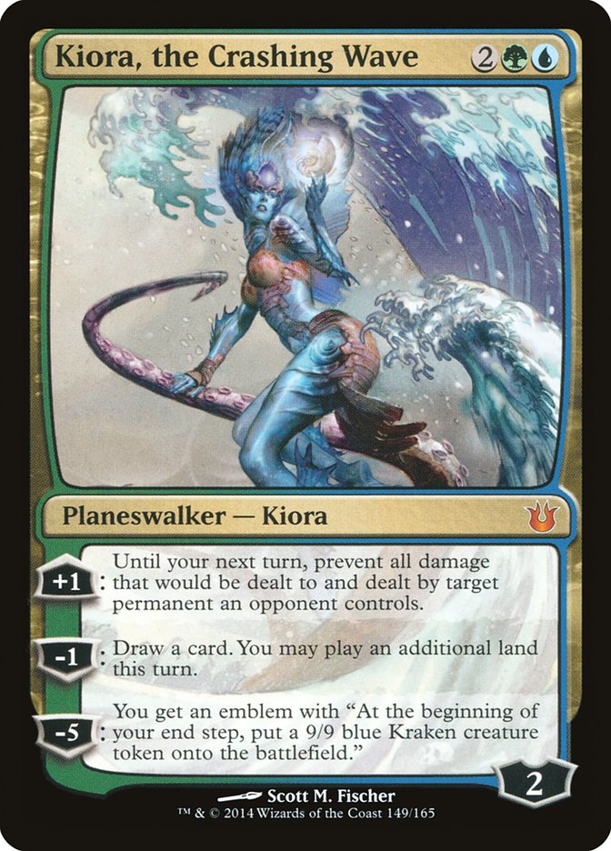 Kiora, the Crashing Wave [Born of the Gods] | Game Master's Emporium (The New GME)