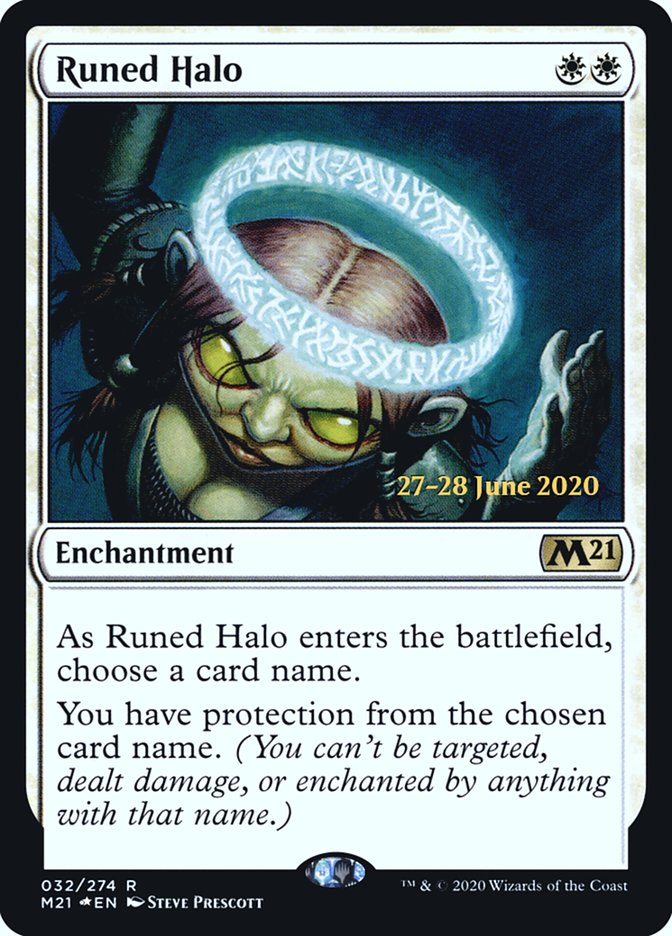 Runed Halo [Core Set 2021 Prerelease Promos] | Game Master's Emporium (The New GME)