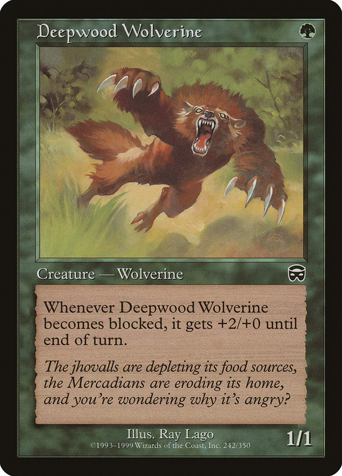 Deepwood Wolverine [Mercadian Masques] | Game Master's Emporium (The New GME)