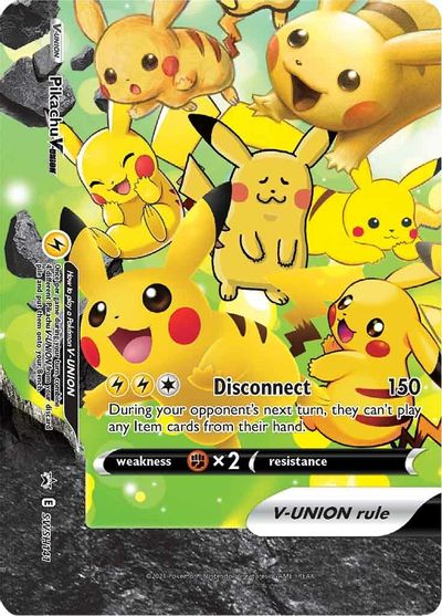 Pikachu V-UNION (SWSH141) (Celebrations) [Sword & Shield: Black Star Promos] | Game Master's Emporium (The New GME)