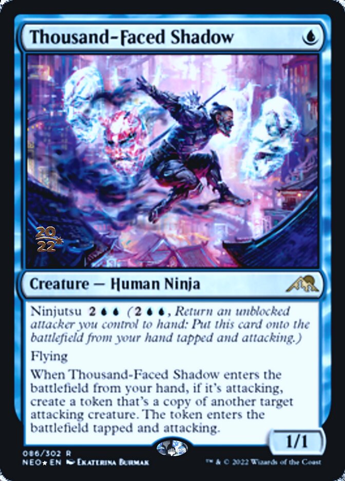 Thousand-Faced Shadow [Kamigawa: Neon Dynasty Prerelease Promos] | Game Master's Emporium (The New GME)