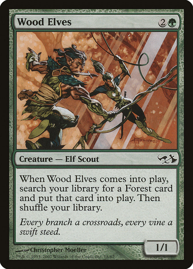 Wood Elves [Duel Decks: Elves vs. Goblins] | Game Master's Emporium (The New GME)