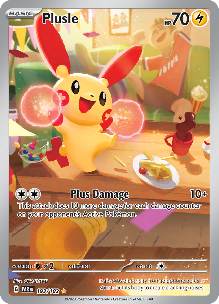 Plusle (193/182) [Scarlet & Violet: Paradox Rift] | Game Master's Emporium (The New GME)