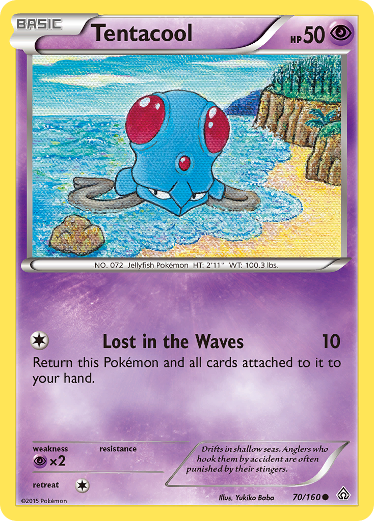 Tentacool (70/160) [XY: Primal Clash] | Game Master's Emporium (The New GME)