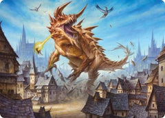 Tarrasque Art Card [Dungeons & Dragons: Adventures in the Forgotten Realms Art Series] | Game Master's Emporium (The New GME)