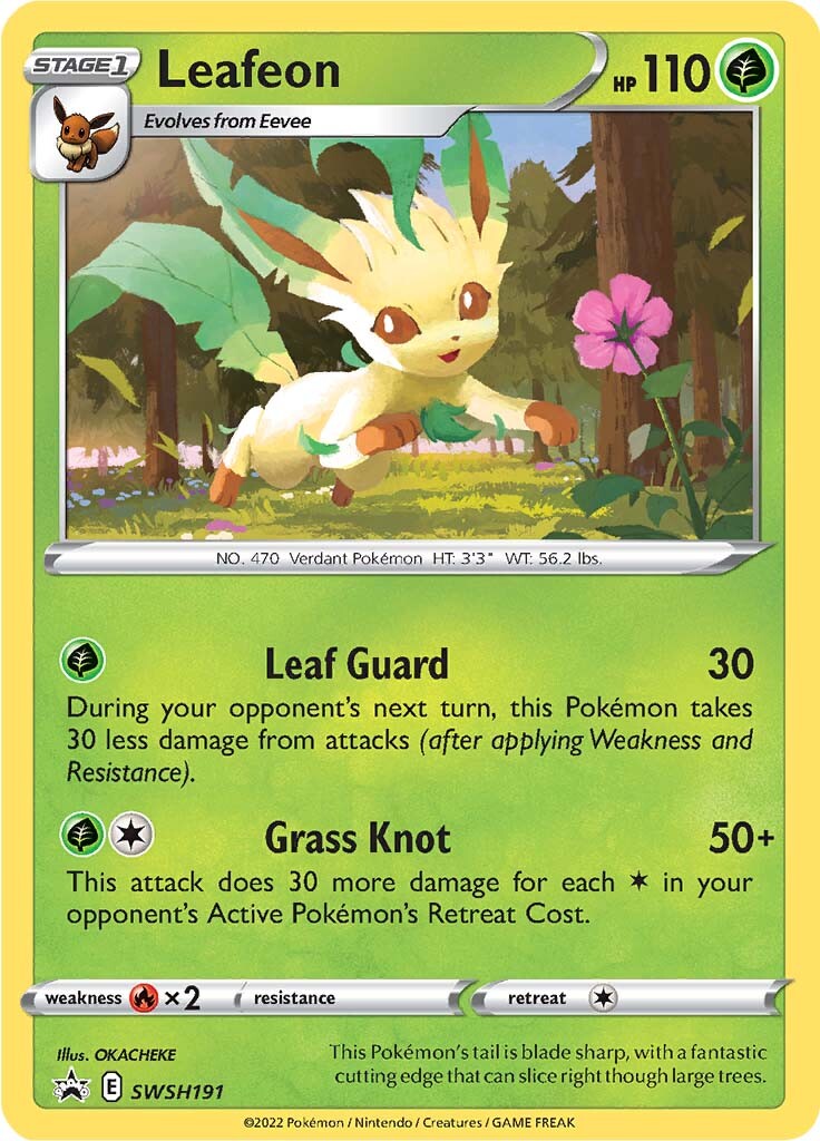 Leafeon (SWSH191) [Sword & Shield: Black Star Promos] | Game Master's Emporium (The New GME)