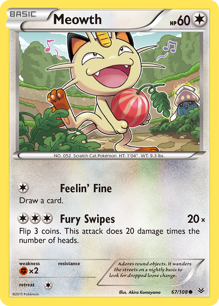 Meowth (67/108) [XY: Roaring Skies] | Game Master's Emporium (The New GME)